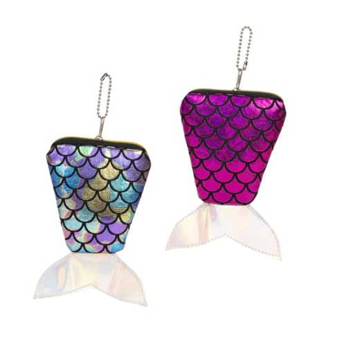 DEARMAMY 2 Stücke Glitter Beutel Serviette Tasche Outdoor Ändern Beutel Sammeln Mode Und Praktische Für Frauen Zufällige Farbe von DEARMAMY