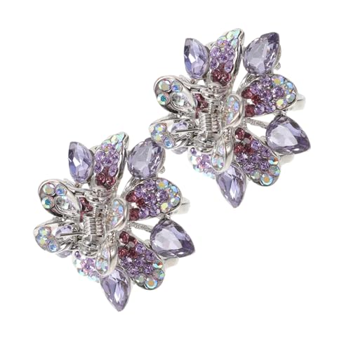 DEARMAMY 2stücke Kleine Haarklammern Für Fransen Kleine Haarspangen Für Haar-accessoires Für Mädchen Haarspangen Für Dünnes Haar von DEARMAMY