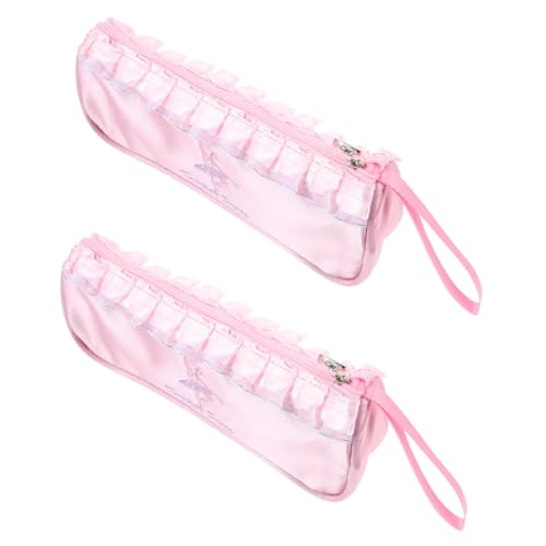 DEARMAMY 2stücke Netz Schuhtasche Mit Reißverschluss Für Ballettschuhe Leicht Und Atmungsaktiv Als Aufbewahrungstasche Für Tanzübungen Und Reisen Geeignet Für Mädchen Und Junge von DEARMAMY