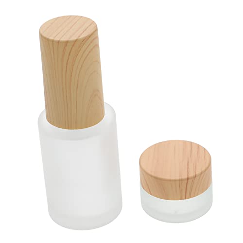 DEARMAMY 2 Stück Nagellackentferner Flasche Transparent Nachfüllbare Sprühflasche aus Praktisch für Make Up Entferner für Reisen mit Deckel von DEARMAMY