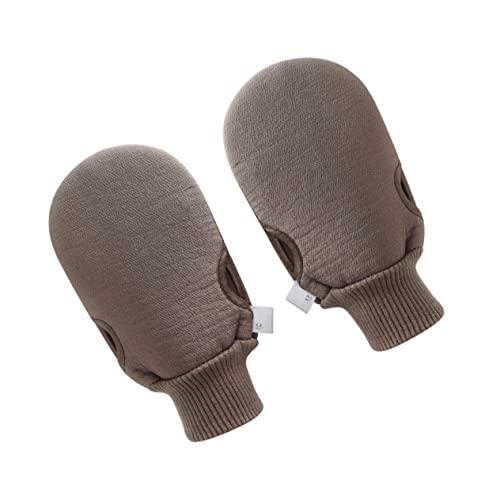 DEARMAMY 2 Stück Peeling Handschuhe für Erwachsene Dusch Mitten zur Körperreinigung und Massage Exfolierende Badetücher für Sanfte Hautpflege und Tiefen Reinigungseffekt von DEARMAMY