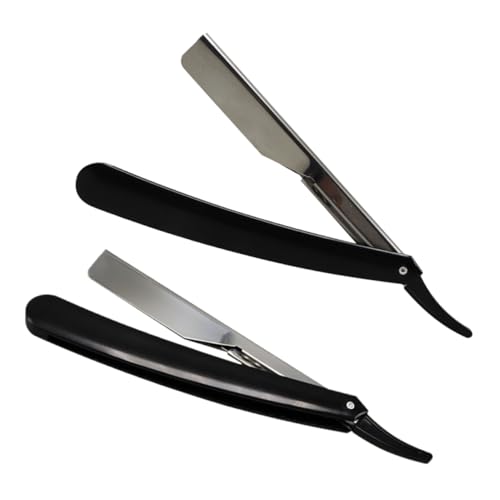 DEARMAMY 2 Stück Rasierer Barbier Rasieren Rasierapparat Männer Rasierrasierung Schwarz von DEARMAMY