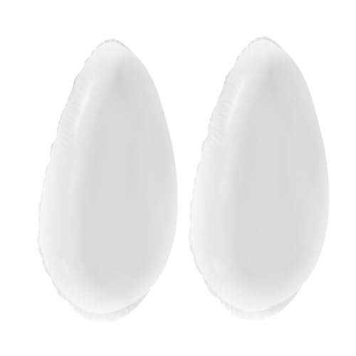 DEARMAMY 2stücke Silikon-make-up-schwamm Kosmetik-mixer-schwämme Transparentes Puff-pad Puff-pad Für Foundation Puder Concealer Textmarker Weich Und Zur Haut Verbesserte Verteilung von DEARMAMY