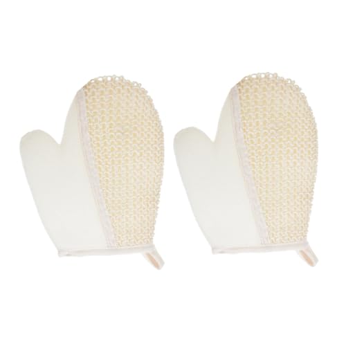 DEARMAMY 2 Stück Sisal-handschuhe Peeling-handschuh Arbeitshandschuhe Für Damen Schwimmhandschuhe Für Wasser Badehandschuhe Handschuhe Zum Abreiben Von Schlamm -reinigung Stoff von DEARMAMY