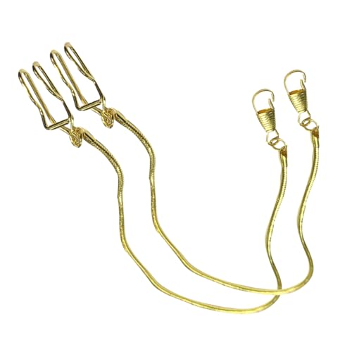 DEARMAMY 2 Stück Taschenuhrkette Schnapsgläser Glühbirnen Halteklammern Scheinwerfer Befestigungsklammern Armbänder Lampen Befestigungsklammern Ersatzklammern Für Lampen Uhren Für von DEARMAMY