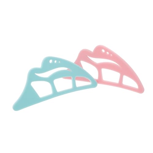 DEARMAMY 2 Stück Teiliges Silikon Eyeliner Schablonen Wiederverwendbarer Augen-make-up Helfer für Cat Eye Winged Look Leichtes Tragbares Styling-tool für Präzise Lidstrich von DEARMAMY