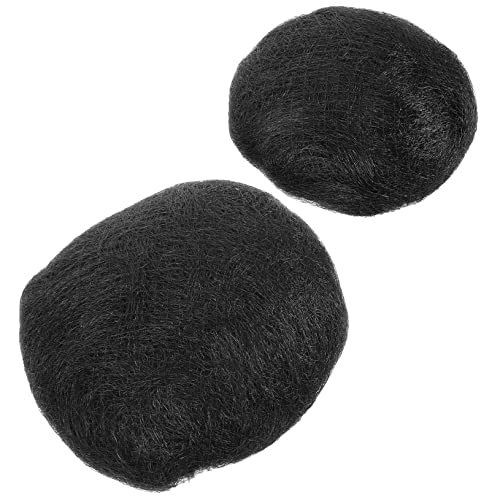 DEARMAMY 2stücke Dekorative Haarknoten Extensions Haarschmuck Haarteil Für Elegante Hochsteckfrisuren Volumen Und Fülle Für Frauen Und Mädchen von DEARMAMY