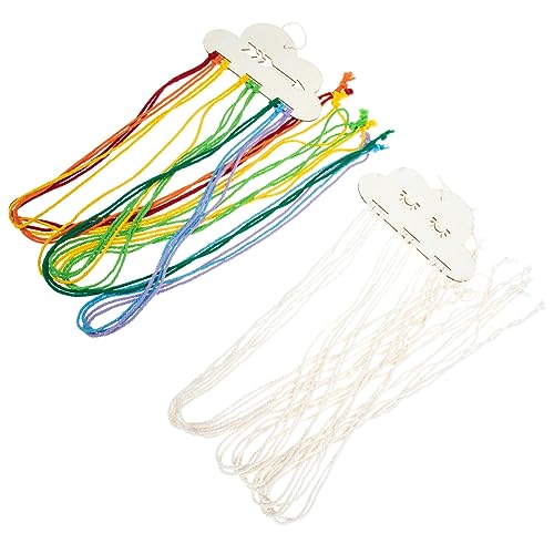 DEARMAMY 2 Stück Wandhalterung für Haarschmuck Organizer für Haarspangen Schleifen und Haarklammern aus Holz für Mädchenzimmer Platzsparend und Dekorativ von DEARMAMY