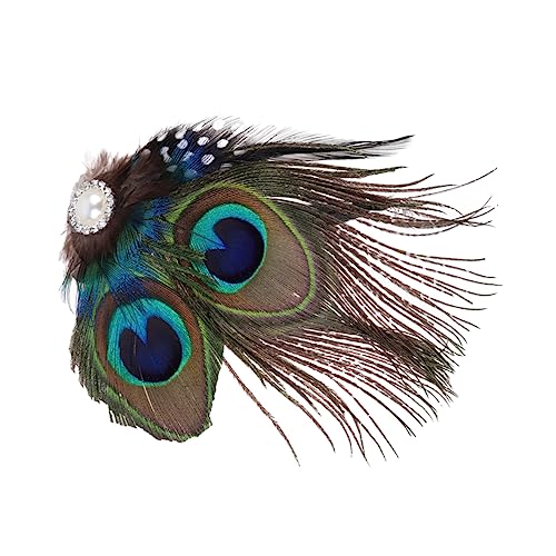 DEARMAMY 2 Stücke Pfauenfeder-Kopfschmuck Haarspangen für Damen Haarspangen frauen Haarthaare Barrettes schnappen Haarnadeln Hochzeit Klammer Federhaarclip Party Haarnadel Party Haarclip DEARMAMY 2 Stücke Pfauenfeder-Kopfschmuck Haarspangen für Damen Haarspangen frauen Haarthaare Barrettes schnappen Haarnadeln Hochzeit Klammer Federhaarclip Party Haarnadel Party Haarclip von DEARMAMY