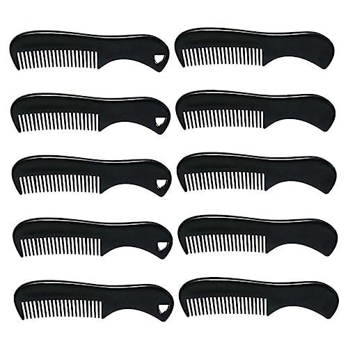 DEARMAMY 20 Stck Teiliges Herren Bartkamm Pocket Sized Mustache Comb Zähne Handpoliert Glatte Oberfläche für Bartpflege und Styling Langlebig und Hautfreundlich von DEARMAMY