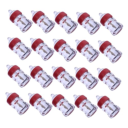 DEARMAMY 20 Stück Leere Lipgloss Röhren Nachfüllbare Lip Balm Flasche Kunststoff Transparent Wiederverwendbar für Selbstgemacht Kosmetik von DEARMAMY