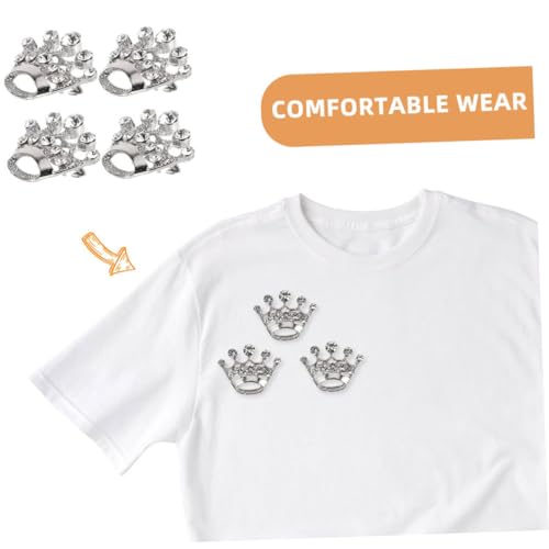 DEARMAMY 20stücke Kleine Kronenbrosche Aus Legierung Mit Strass Hängebrosche Für Frauen Und Männer Geburtstagsbrosche Broschennadeln Für Anzugjacke Und Kleidung Modischer Schmuck Für Formel von DEARMAMY