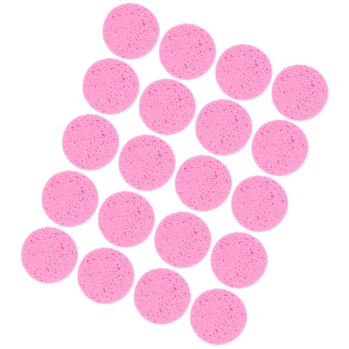 DEARMAMY 20 Stück Waschbare Gesichtsreinigungsschwämme Makeup Entferner Pads Sanfte Gesichtsreinigung für Hauttypen für Reisen und Tägliche Anwendung von DEARMAMY