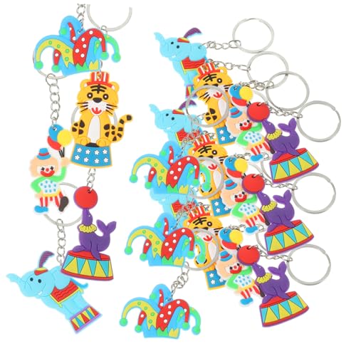 DEARMAMY 20St Schlüsselanhänger Slot Haken zappeln Schlüsselmaschine Maschinenschlüssel Ring schlüsselkette tiermotive schlüsselhalsband Schlüsselbund Taschenanhänger Geldbörse-Ornament PVC von DEARMAMY