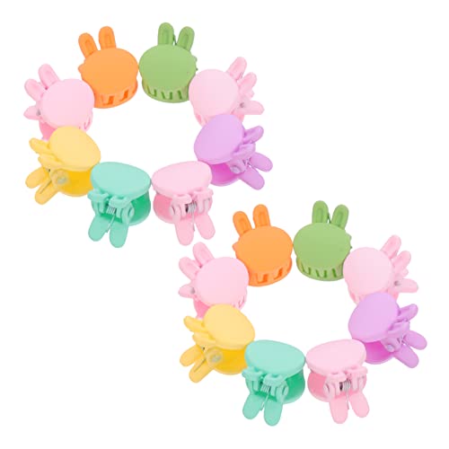 DEARMAMY 20stücke Kaninchen Haarspangen Mini Haarklammern Mädchen Haar Zubehör Aus Robustem Harz Und Für Täglichen Gebrauch Und Geschenke von DEARMAMY