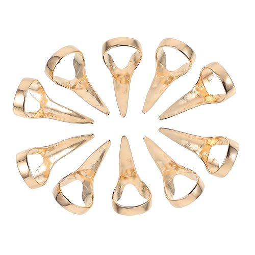 DEARMAMY 20stücke Mehrzweck-königin-ring-haar-trenner Haar-styling-tool Aus Hochwertigem Legierungsmaterial Für Cosplay Und Halloween-partys von DEARMAMY