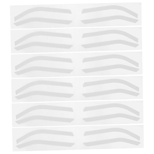 DEARMAMY 24paare Wiederverwendbare Augenbrauenschablonen Aus Silikon Augenbrauen-form-tape Zum Färben Einstellbare Augenbrauen-mapping-aufkleber-vorlagen Für Anfänger von DEARMAMY