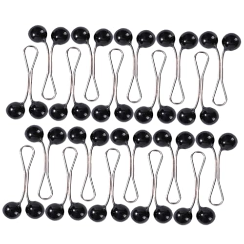 DEARMAMY 24 Stück Teiliges Kompakte Tragbare Perlen Hijab Clips Verschleißfeste Kleine Schalhalter für Damen Vielseitiges Halstuch und Kopftuch Zubehör für Festliche Anlässe und Alltag von DEARMAMY