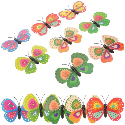 DEARMAMY Schmetterling Haarspangen 6cm Haarspangen Mit 3d-simulation Haarschmuck Für Mädchen Feen-clip-set Hochzeits-haarspange Haarstyling-accessoires von DEARMAMY