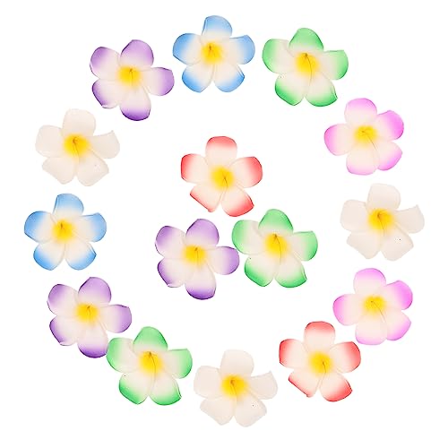 DEARMAMY 24stücke Haarspangen Kopfbedeckungen Frangipani Blumen Haarschmuck Hawaii Stil Attraktive Schicke Accessoires Mädchen Frauen Party von DEARMAMY