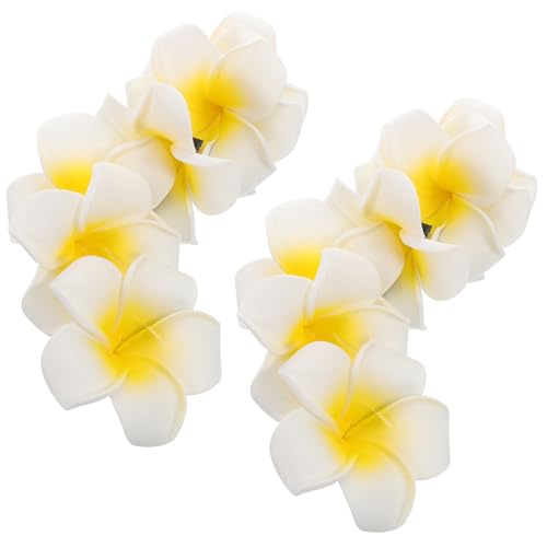 DEARMAMY 25stücke Plumeria-krallenklammern Haarschmuck Mit Blumendesigns Für Strandpartys Und Bademoden Aus Eva-material Funktionaler Und Eleganter Haarschmuck Für Mädchen von DEARMAMY