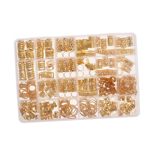 DEARMAMY 290stücke Schmuck Für Haar Dreadlocks Schmuck Haarschmuck Für Dreadlocks Für Frauen Zum Basteln von DEARMAMY