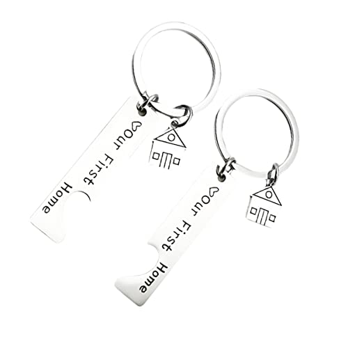 DEARMAMY 2Pcs Housewarming Keychain New Home Keychain 2021 Chains Clasps Keychain Strap Ring Keys Keychain Lanyard 2021 Housewarming Retractable Double Spinner Stainless Steel DEARMAMY 2Pcs Housewarming Keychain New Home Keychain 2021 Chains Clasps Keychain Strap Ring Keys Keychain Lanyard 2021 Housewarming Retractable Double Spinner Stainless Steel von DEARMAMY