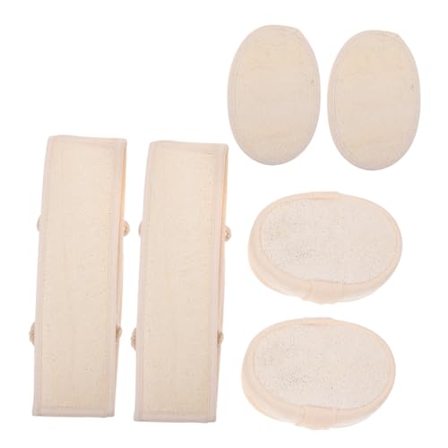 DEARMAMY 2sätze Körperreinigungs-luffa Luffa-schwamm Badetuch Dusch-peelingbürste Bade-peelingbürste Badewerkzeug Aus Hautverträglichem Material Zum Schaum Aufschlagen Für von DEARMAMY