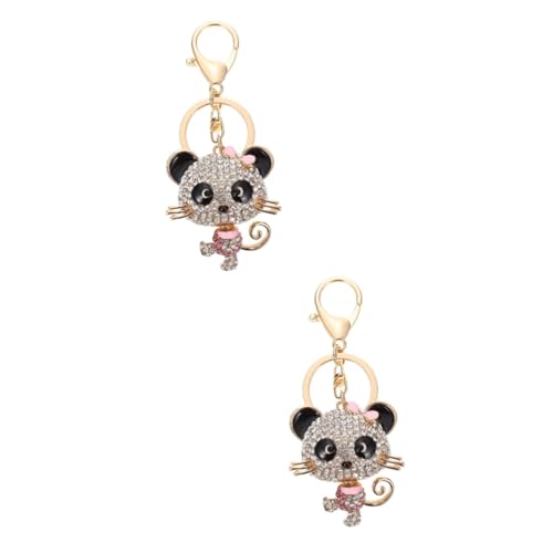 DEARMAMY 2St Diamant-Schildkröten-Anhänger Taschenanhänger Cartoon-Schlüsselanhänger süße schlüsselanhänger bescherung Weihnachten Schlüsselringe Schlüsselbund Dekorativer Schlüsselanhänger von DEARMAMY