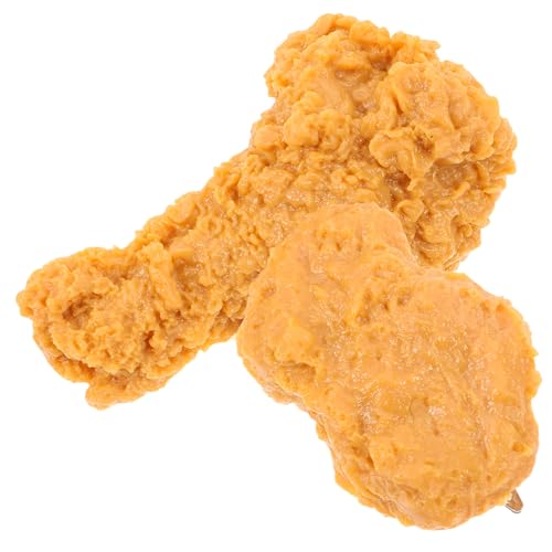 DEARMAMY 2St Lustige Essenskopfbedeckung Netz Haarspangen für Pommes Frites lustige Haarspangen Brötchen haarklammer set haarspangen set Haarspangen frauen Haarspangen süß Plastik Orange von DEARMAMY