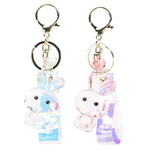 DEARMAMY Süße Schlüsselanhänger Set 2 Stück Hase Schlüsselanhänger Schlüsselanhänger Design Ornament Für Taschen DEARMAMY Süße Schlüsselanhänger Set 2 Stück Hase Schlüsselanhänger Schlüsselanhänger Design Ornament Für Taschen von DEARMAMY