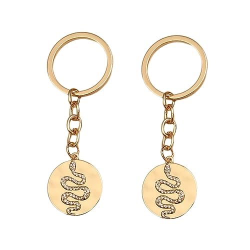 DEARMAMY Schlangen-schlüsselanhänger- Metall-schlüsselanhänger-Set Kreatives Design Für Die Tasche Exquisite Handwerkskunst Für Geburtstag Neujahr Weihnachten von DEARMAMY
