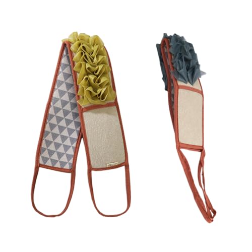 DEARMAMY 2Stücke Badetücher Mit Badblumen Design Dual Use Körperreinigungshandtuch Für Rückenmassage Und Hautpflege Leicht Und Langlebig Für Tägliche Körperreinigung von DEARMAMY