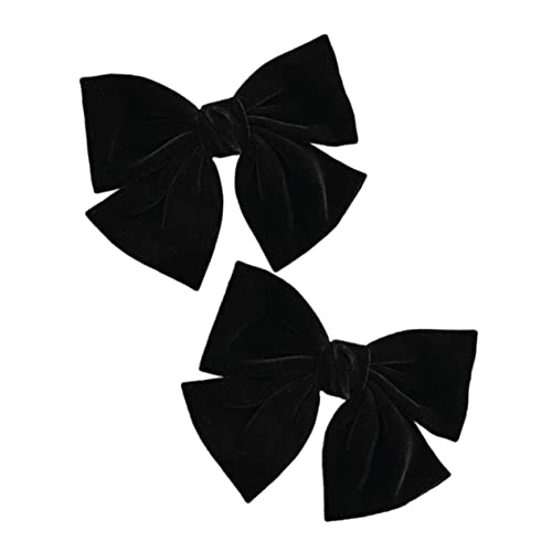 DEARMAMY 2stücke Flanell Schleifen Haarnadel Mädchen Haarschmuck Kopfschmuck Für Kostüm Party Hochzeit Alltag Zubehör von DEARMAMY