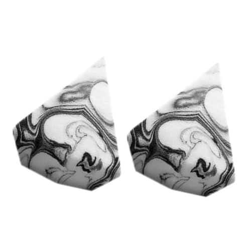 DEARMAMY 2stücke Kosmetische Pulver Puff Für Make-up-produkte Make-up-puderquaste Für Frauen Puderquaste Für Kosmetische Grundierung Kleine Gesichtspuderquasten Keilförmige Quasten von DEARMAMY