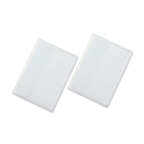 DEARMAMY 2stücke Nagelaufkleber Organizer Buch Mit Fächern Transparentes Design Zum Aufbewahren Und Anzeigen Ihrer Nailart-sticker Tragbar Und Praktisch Für Tägliche Nutzung von DEARMAMY