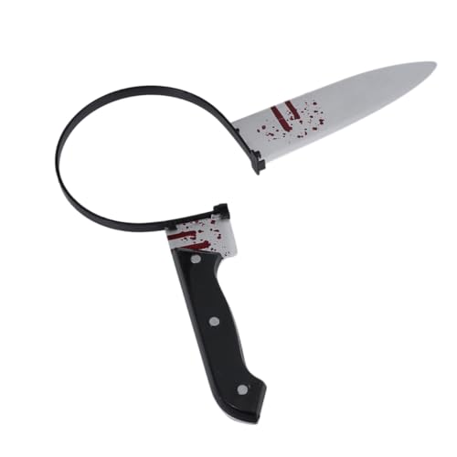 DEARMAMY Halloween Haarreif Mit Gruselige Messer Horror Haarschmuck Für Halloween Partys Trick Requisiten Für Erwachsene Und Gruselige Kopfaccessoires von DEARMAMY