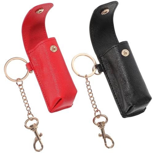 DEARMAMY Elegantes Lippenstift-schlüsselanhänger- -Taschen-Set Langlebig Für Die Aufbewahrung Von Lippenstift Und Schlüsselanhänger Für Damen von DEARMAMY