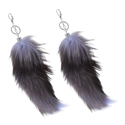 DEARMAMY Schlüsselanhänger Charms Furry Schlüsselanhänger Für Ädchen Flauschige Schlüsselanhänger Deko Für Handtaschen Und Autos Schlüsselring Anhänger Perfektes Für Pelzige Schlüsselanhänger von DEARMAMY