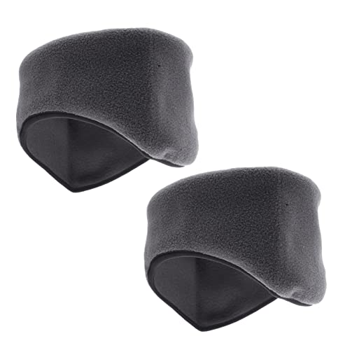 DEARMAMY 2stücke Outdoor Ohrwärmer Stirnbänder Polar Fleece Sportliche Kopfbedeckung Für Damen Und Herren Für Laufen Radfahren Winteraktivitäten Schutz Vor Kälte Und Wind von DEARMAMY