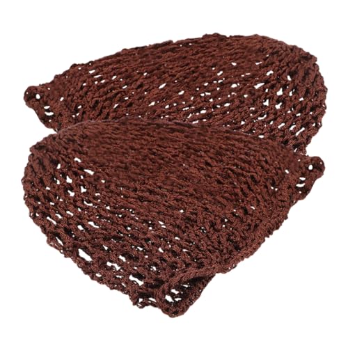 DEARMAMY 2pcs Frauen Handgefertigtes Hellgrübendes Haarnetz -netzhaarpapier Für Den Schlaf Bequemen Haarschutz Für Tägliche Gebrauchsfeiern Und Leistungen Haarnetz von DEARMAMY