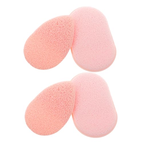 DEARMAMY 2sätze Gesichtswäscher Peeling Schwämme Wiederverwendbare Make-up Entferner Peeling Pads Für Frauen Waschen Reinigung Make-up Entfernung von DEARMAMY