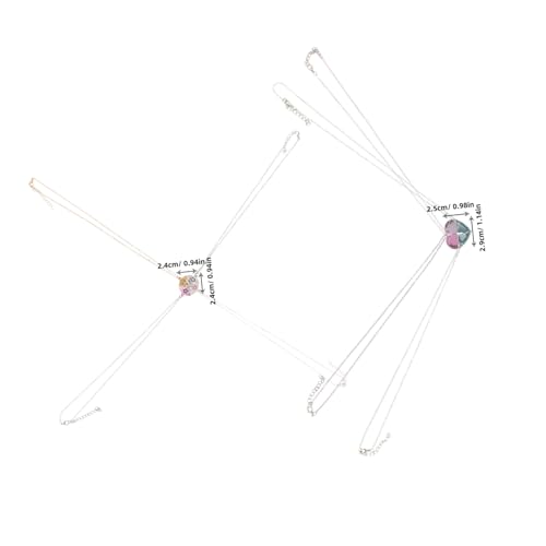 DEARMAMY 2sätze Herzkette Mit Anhänger Für Frauen Herzanhänger-halskette Passender Anhänger Für Freundin Zarte Halskette Für Mädchen Und Schwestern Puzzle-design Für Alltags Und von DEARMAMY