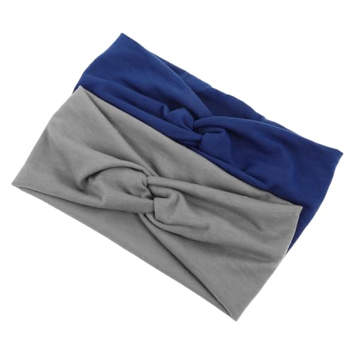 DEARMAMY 2stücke Elastische Anti-rutsch Stirnbänder Für Sport Und Yoga Breites Design Für Sicheren Halt Atmungsaktive Materialien Für Training Und Freizeit von DEARMAMY