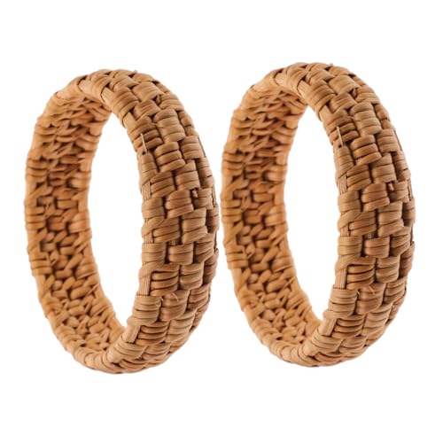 DEARMAMY Rattan-armband Geflochten Handgefertigt Leicht Aus Strohgeflecht Armreif Für Damen DEARMAMY Rattan-armband Geflochten Handgefertigt Leicht Aus Strohgeflecht Armreif Für Damen von DEARMAMY