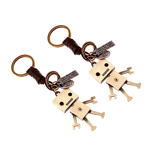 DEARMAMY Einzigartiges Retro-schlüsselanhänger-Set Kreativer Taschenanhänger-schlüssel Im Roboter-Stil Mehrzweck-schlüsselhalter Für Erwachsene Jungen Und Mädchen von DEARMAMY
