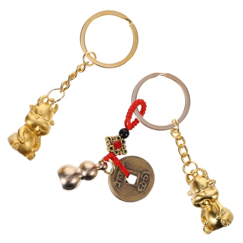 DEARMAMY 2st Schlüsselanhänger Magnetischer Schlüsselhalter Geld Dekorationen Goldene Verzierung Netter Schlüsselbund Glücklich Lanyard Für Schlüssel Silberkette Kuhstatue Zinklegierung DEARMAMY 2st Schlüsselanhänger Magnetischer Schlüsselhalter Geld Dekorationen Goldene Verzierung Netter Schlüsselbund Glücklich Lanyard Für Schlüssel Silberkette Kuhstatue Zinklegierung von DEARMAMY