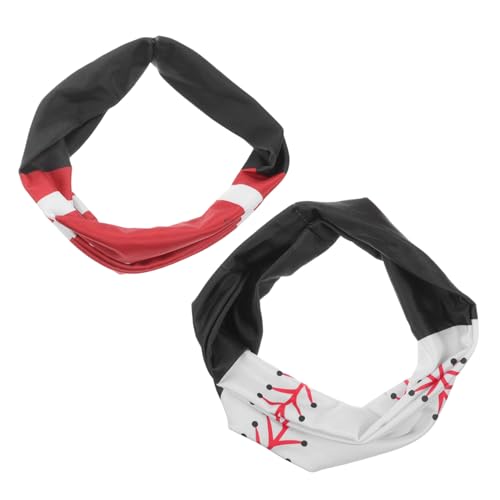 DEARMAMY 2 Stück Sport-stirnbänder Für Damen Und Herren Weiches Und Dehnbares Haarband Rutschfeste Funktion Für Workout-übungen von DEARMAMY