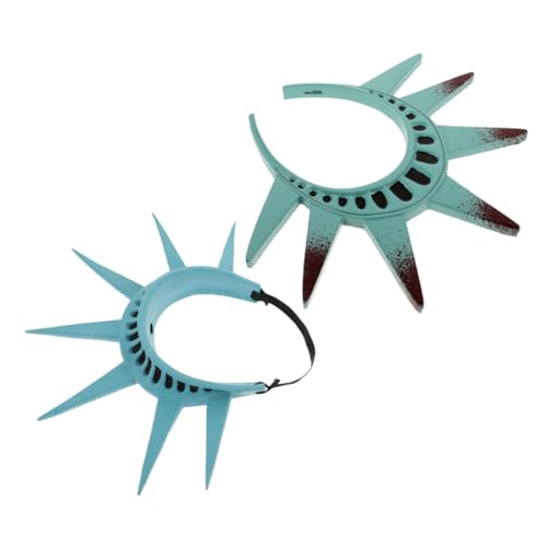 DEARMAMY 2stücke Freiheitsstatue Haarreif Mit Krone Für Cosplay Und Feierlichkeiten Kostümzubehör Für Theateraufführungen Und Schulveranstaltungen von DEARMAMY