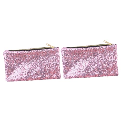 DEARMAMY 2stücke Damen Lange Retro Clutch Tasche Mit Pailletten Modische Geldbörse Für Abendveranstaltungen Hochzeiten Und Partys von DEARMAMY